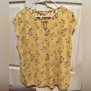 Maurice’s Blouse Yellow Size 0